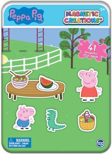 Actual product image Peppa Pig Magnetic Creations Tin