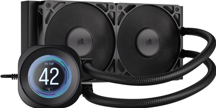 Actual product image Corsair NAUTILUS 240 LCD, 240mm Radiator, Liquid CPU Cooler