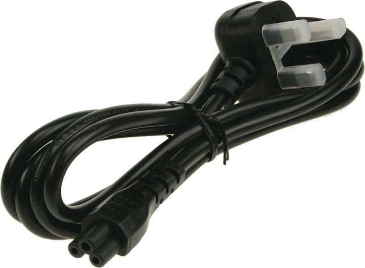 Actual product image 2-Power C5 (Cloverleaf) Power Lead with UK Plug (2 m)