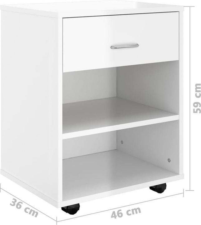 Produktbild vidaXL Aktenschrank (46 x 36 x 59 cm)