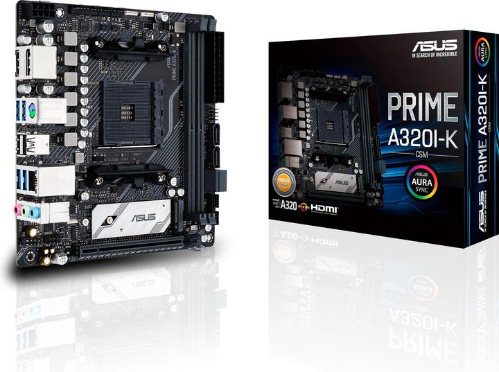 Produktbild ASUS PRIME A320I-K (AM4, AMD A320, Mini-ITX)