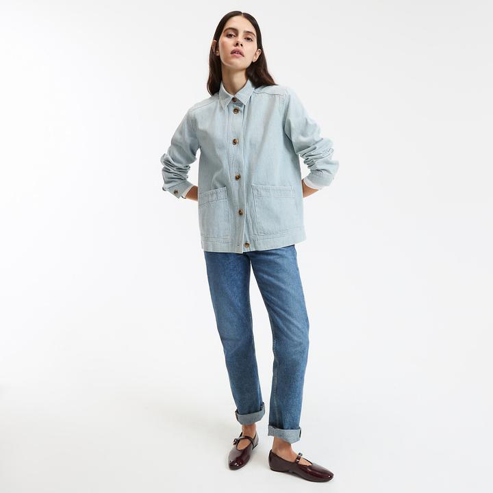 Produktbild La Redoute Collections Worker-Jacke mit Knopfverschluss (S)