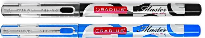 Actual product image Radius Master Folienkugelschreiber 0,7 mm (12 Stück) (Black, Blue, 12x)