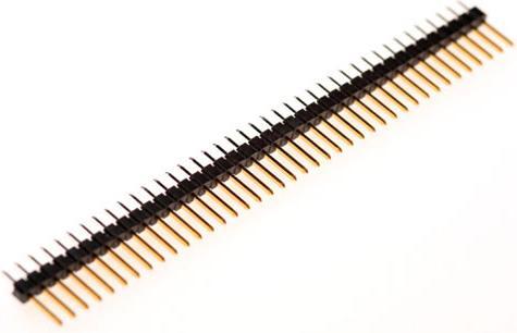 Actual product image MPE-Garry 36 pole PCB contactstrip with 2.54mm pitch