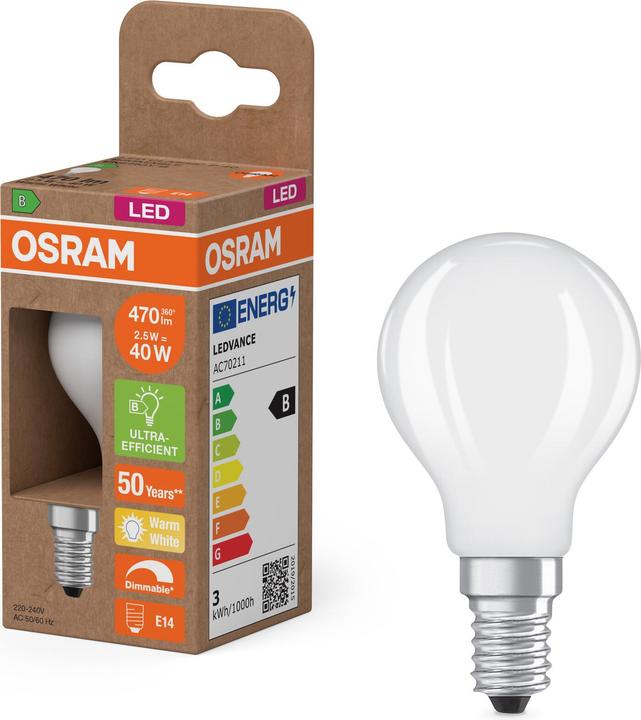 Produktbild Osram LED-Lampe Classic (E14, 470 lm, 1 x)