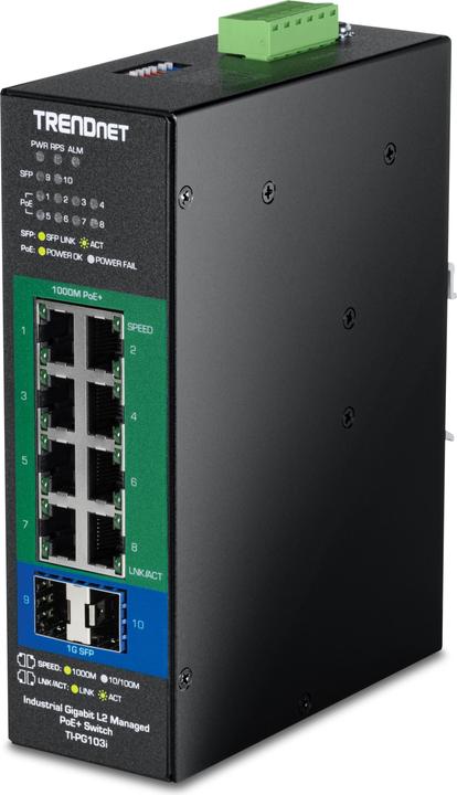 Immagine prodotto Trendnet 10-Port Industrial Gigabit L2 (10 porte)