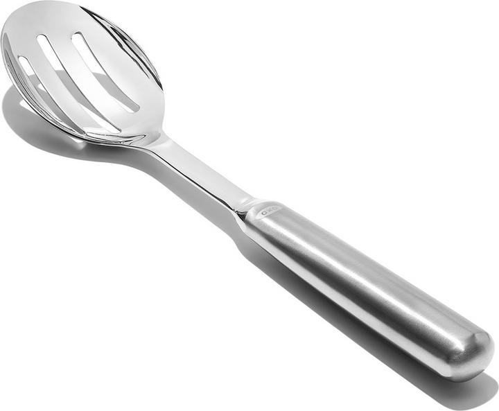 OXO Steel Servierlöffel mit Schlitzen, 28cm (Servierlöffel)