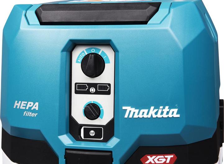 Image du produit Makita VC004GLZ01 Nettoyeur à vide Cordless XGT, 2X40V, 40Vmax, AWS. Fourni sans batteries ni chargeur. (Aspirateur sec)