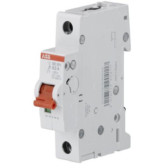 ABB, Systemstromversorgung, SD201/40 Lasttrennschalter 1P, 40A 2CDD281101R0040