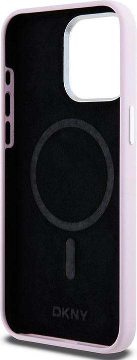 Produktbild DKNY DKHMP15XSMCHLP iPhone 15 Pro Max 6.7" różowy/pink hardcase Liquid Silicone Small Metal Logo Mag (Apple iPhone 15 Pro Max)