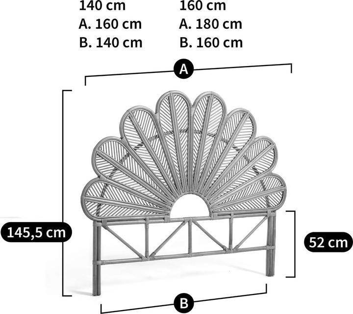 Actual product image La Redoute Interieurs Paoni (6 x 160 x 145.50 cm)