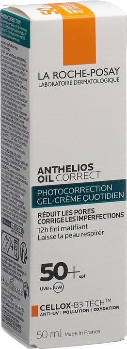 Actual product image La Roche Posay Anthelios Oil Correct Crème spf50+ 50ml (Sun cream face, SPF 50+, 50 ml, 94 g)