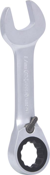 Actual product image KS Tools GEARplus ratchet ring open end wrench short (17 mm)