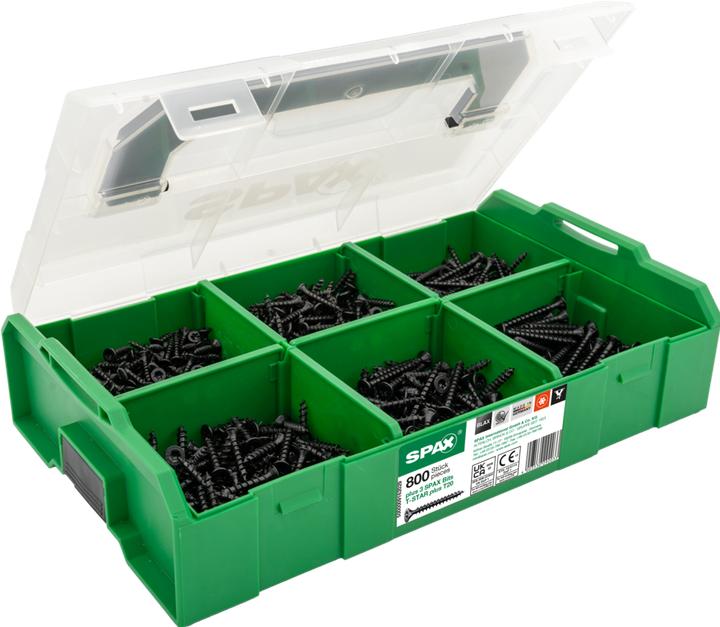 Produktbild Spax Montagekasten L-Boxx Mini Kunststoff T-Star Plus (800 Schrauben pro Stück)