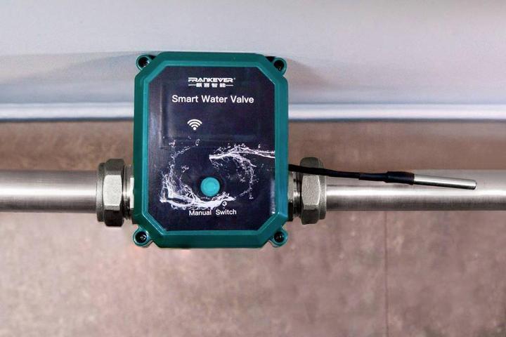 Actual product image Shelly FrankEver Smart water valve DN20