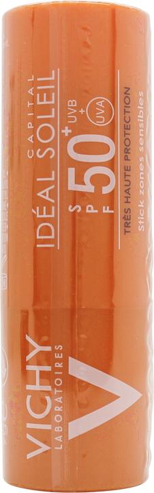 Produktbild Vichy Capital Soleil Stick empfindliche Hautpartien (Sonnenstick, Sonnencreme Gesicht, SPF 50+, 9 ml, 9 g)