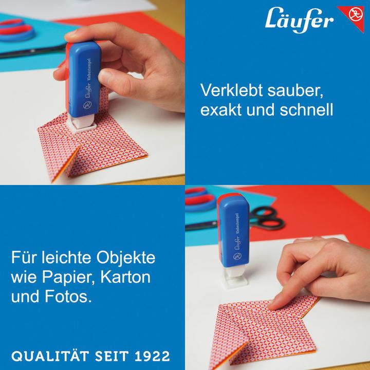 Actual product image Läufer Adhesive stamp 1 piece, blue, red, white