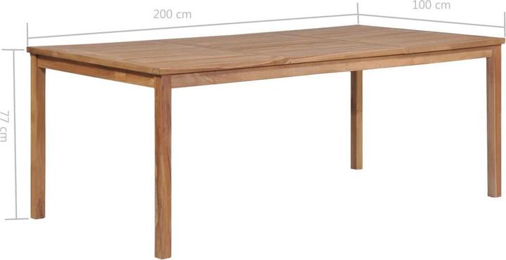 Produktbild vidaXL Esstisch (200 x 100 x 77 cm)