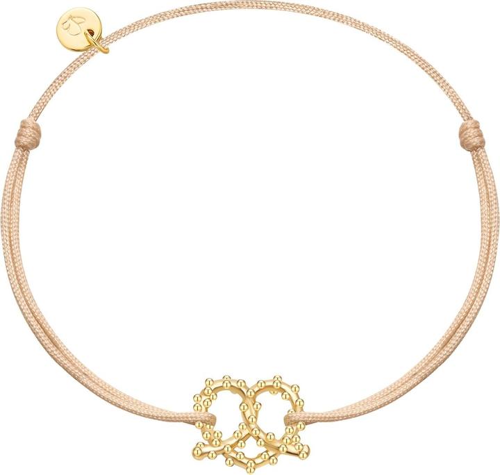 Immagine prodotto Glanzstücke München Bracciale da donna con cuore pretzel - 36474 (22 cm, Argento)