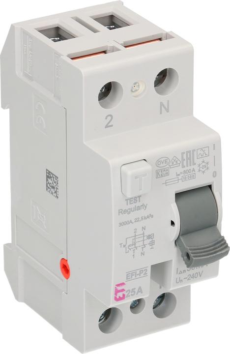 Image du produit Max Hauri Disjoncteur différentiel 2 pôles / 25A, 30mA