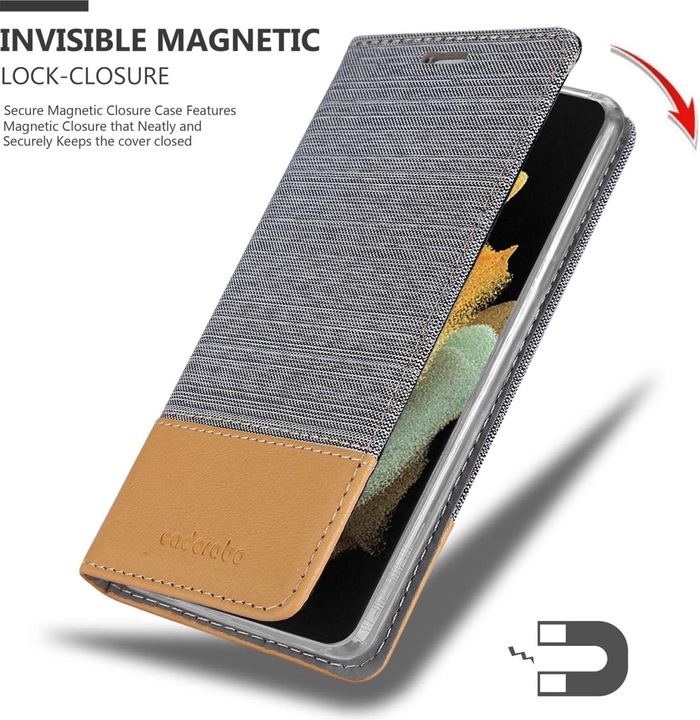 Actual product image Cadorabo Jeans Book Cover (Samsung Galaxy S22 Ultra)