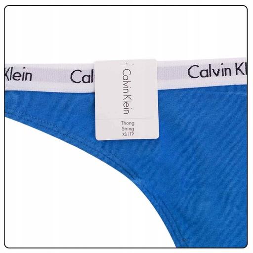 Produktbild Calvin Klein Damen String Thong mit Stretch, Palace Blue, S (S)
