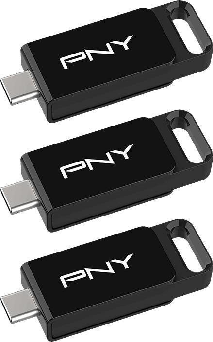 Actual product image PNY ELITE TYPE-C USB 3.2 128GB X3 (128 GB, USB-C)