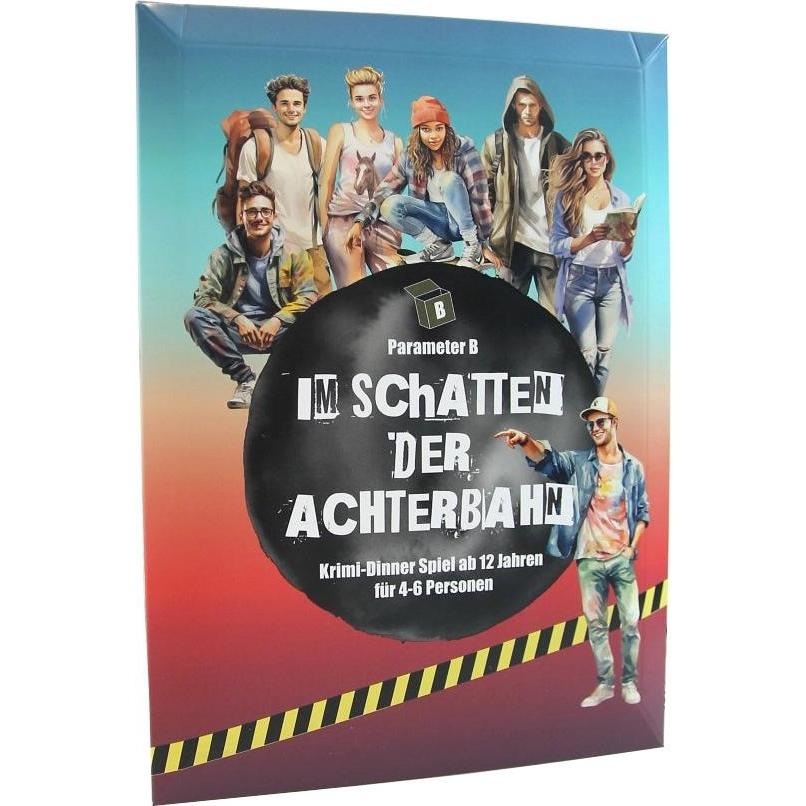 Pegasus Im Schatten der Achterbahn – Krimi-Dinner Spiel für 4 Personen (Deutsch)