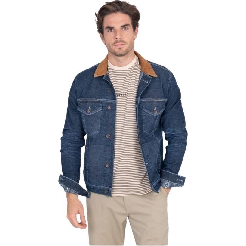 Hurley, Herren, Jacke, jeansjacke oceancare genny (M), Blau, M