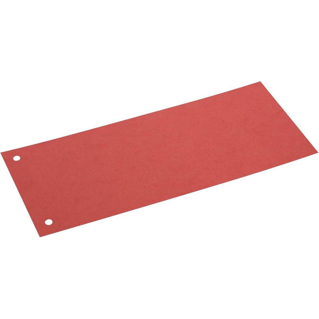Schäfer Shop, Ordner Zubehör, Trennstreifen, Karton, unifarben, 100 Stück