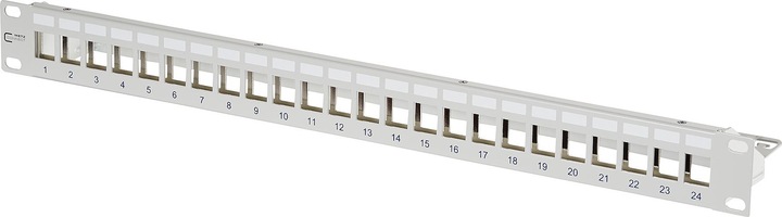 Produktbild Metz Connect Patch Panel - Rack montierbar - Grau - 1U - 48.3 cm (19")