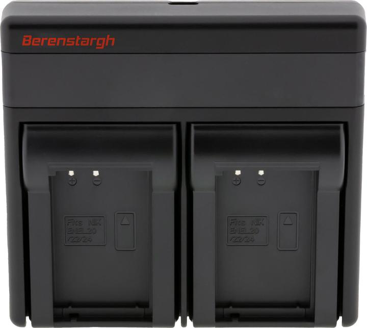 Immagine prodotto Berenstargh Dual PD Hyper Ladegerät f. Nikon EN-EL20 USB-C in/out Powerbankfunktion (Caricabatterie per fotocamere)