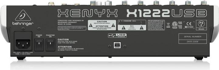 Immagine prodotto Behringer Xenyx X1222usb (Mixer da studio e live)