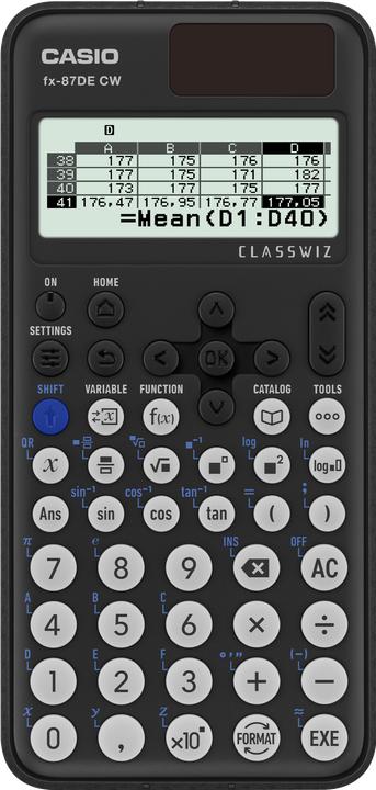 Image du produit Casio FX-87DE CW (Piles, Cellules solaires)