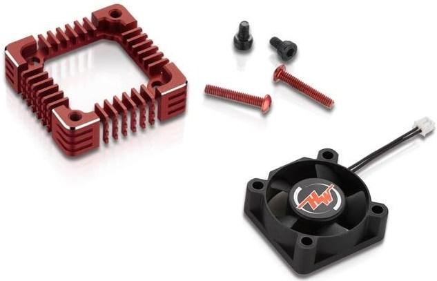 Produktbild Hobbywing Lüfter & Adapter 3010, Rot, für XR10 Pro G2
