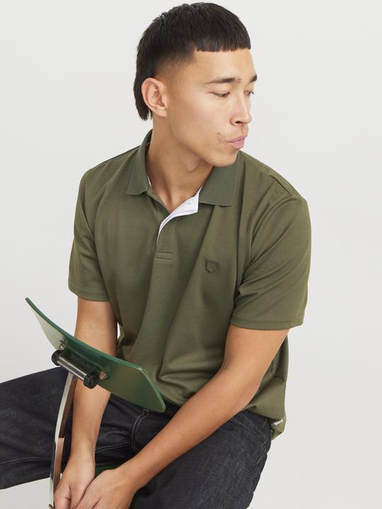 Immagine prodotto Jack & Jones Einfarbig Hemdkragen Poloshirt Poloshirt (S)