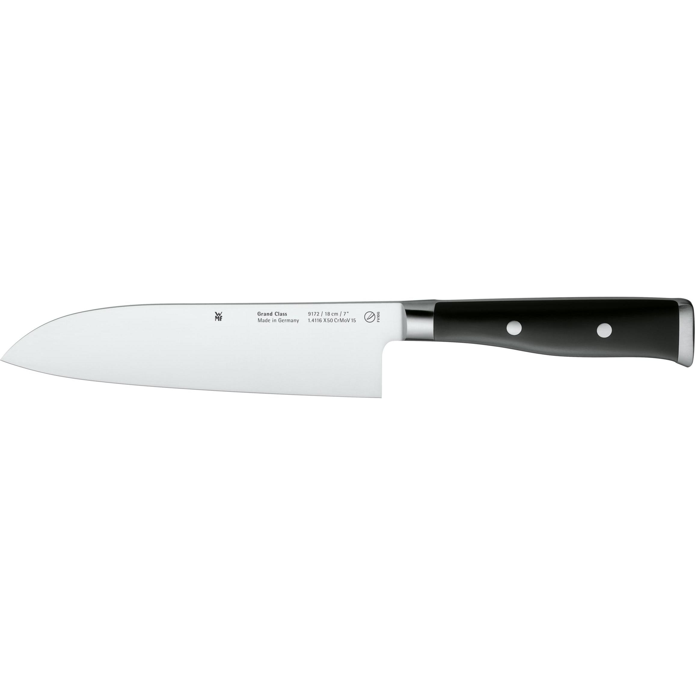 WMF Santokumesser 18 cm Grand Class, Küchenmesser, Schwarz