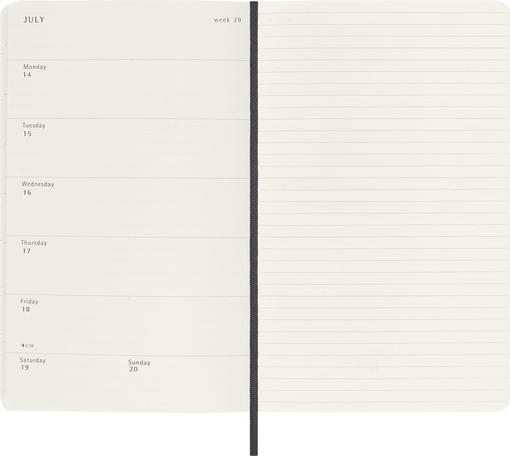 Actual product image Moleskine Notebook (A5, English)