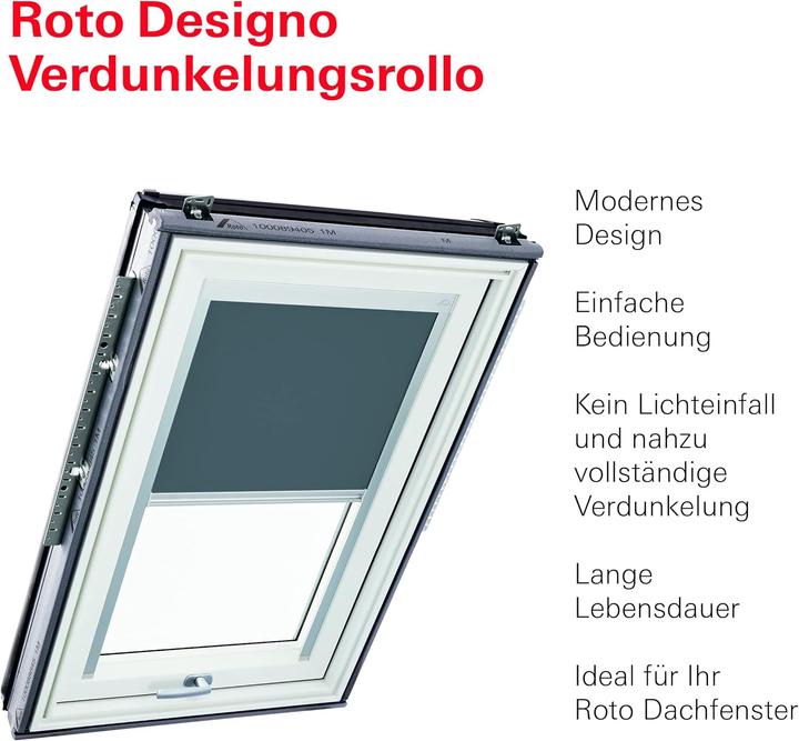 Immagine prodotto Roto Verdunkelungsrollo für Designo Dachfenster R6/R8/i8 (75 x 98 cm)