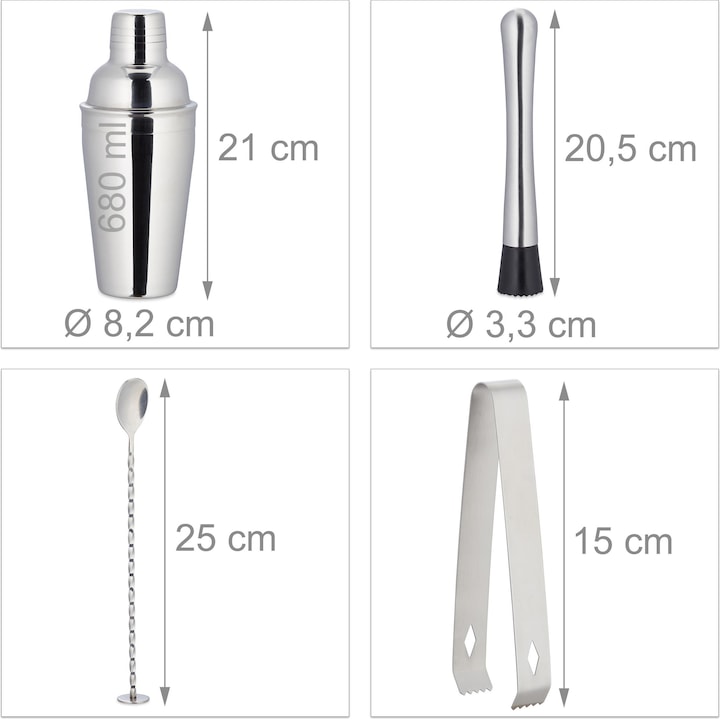 Produktbild Relaxdays Cocktailset (Cocktail Set)