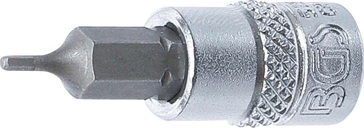 Actual product image BGS Bit Socket 6.3 mm (1/4") Drive internal Hexagon 1.5 mm (6.3 mm)
