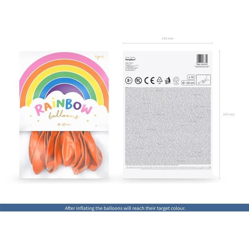 Thumbnail - Partydeco Ballons Orange Pastel