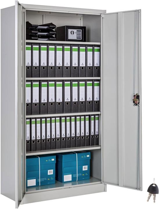 Immagine prodotto tectake Armadio per archiviazione (180 x 80 x 40 cm)