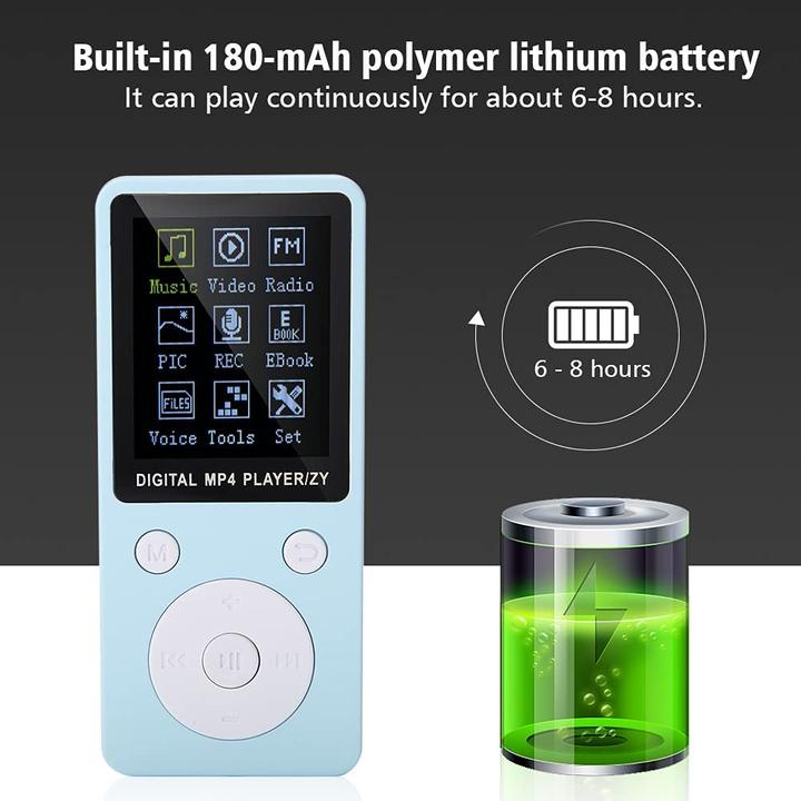 Produktbild Dpofirs Mini Music MP4-Player Blau (32 GB)