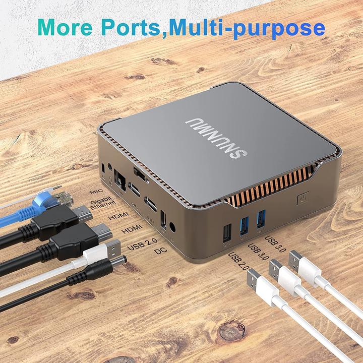 Actual product image Snunmu Mini PC (Celeron J4125, 12GB Ram, 256GB M.2)