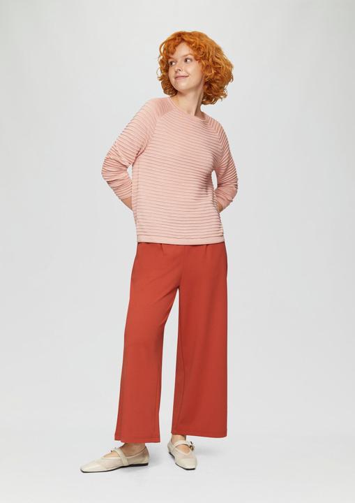 Produktbild s.Oliver Strickpullover Pullover mit Strukturmuster aus Viskosemix (M)