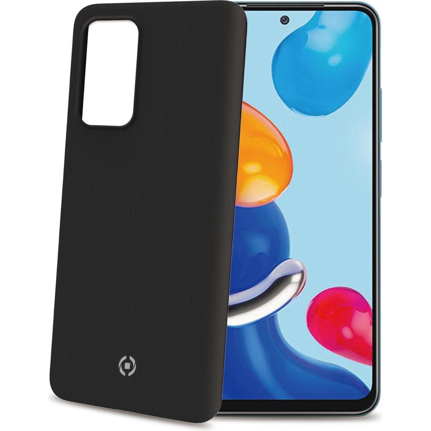 Celly CHROME Handytasche 16,3 cm (6,43') Hülle Schwarz (Xiaomi Redmi Note 11, Xiaomi Redmi Note 11S), Smartphone Hülle, Schwarz