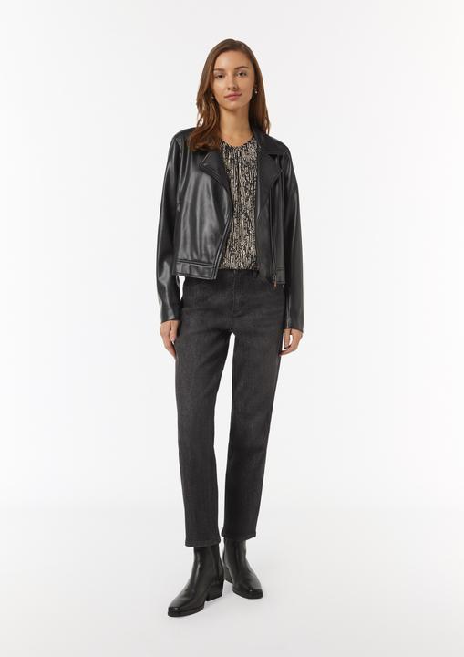 Actual product image Comma Bluse Bluse mit All-over-Print aus Satin (36)