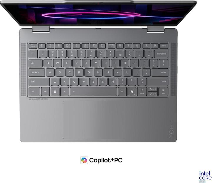 Produktbild Lenovo Yoga 7 2in1 Aura Edition Laptop Copilot+PC 14" WUXGA OLED Touch Display Intel Core Ultra 7 35 (14", 1000 GB, 16 GB, DE, Intel Core Ultra 7 355)