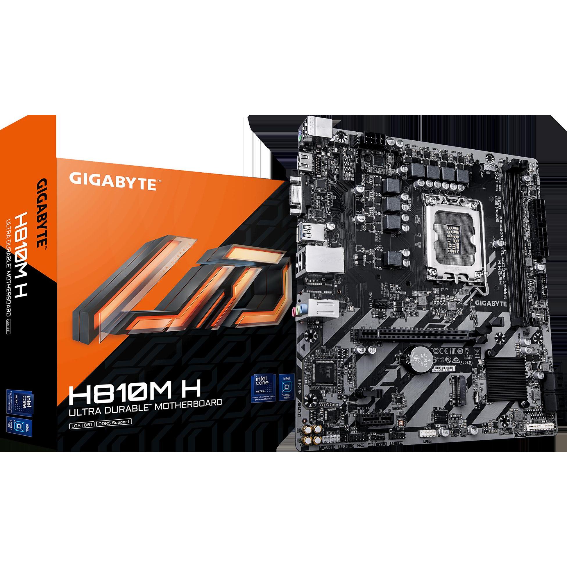 Gigabyte H810M H (LGA 1851, Intel H810, mATX), Mainboard